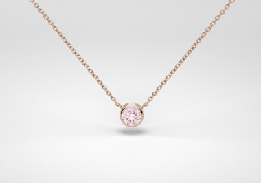 The One Necklace - Pink - Rose Gold 18 Kt