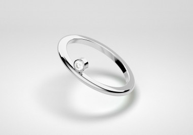 The One Ring - White - White Gold 18 Kt