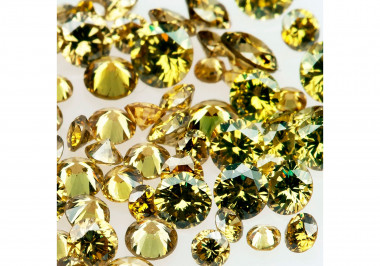 Natural Olive Melee Diamonds